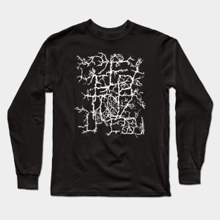 Black Metal Eye Chart Long Sleeve T-Shirt